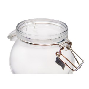MBK Packaging 2L Cookie Glass Jar with Clamp Lid