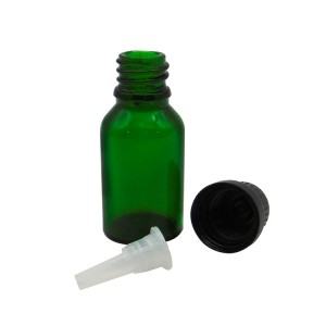 MBK 15ML Green Essential Oil Glass bottle factory – Menbank