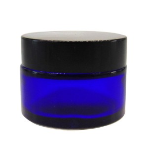 MBK Packaging 30ml 1OZ Cobalt Blue Glass Lotion Jar