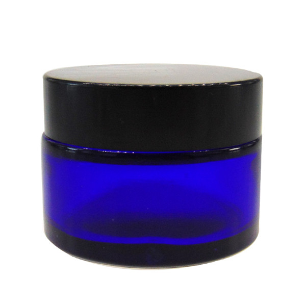 MBK Packaging 30ml 1OZ Cobalt Blue Glass Lotion Jar Featured Image