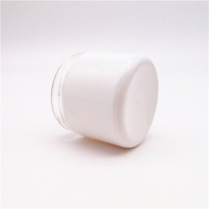 MBK packaging 2oz jar 60ml white glass jar with white ABS lid – Menbank
