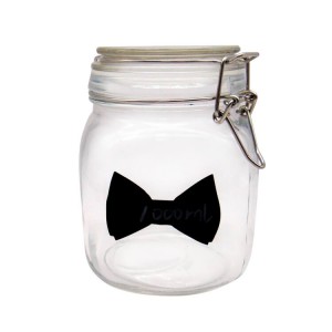 1L Food Storage Glass Jar with Glass Lid China Factory – Menbank