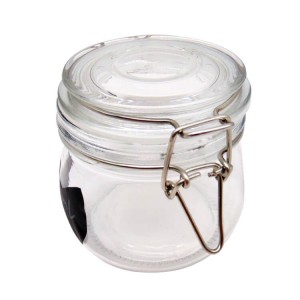 1L Food Storage Glass Jar with Glass Lid China Factory – Menbank