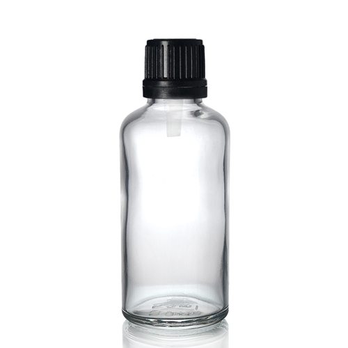 European Clear Glass Dropper Bottle