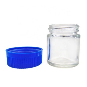 MBK 30ml Mini Straight Sided Round Glass Herb Jar – Menbank