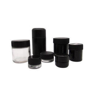 3OZ 4OZ Glass Jars for Packaging Cannabis Flower