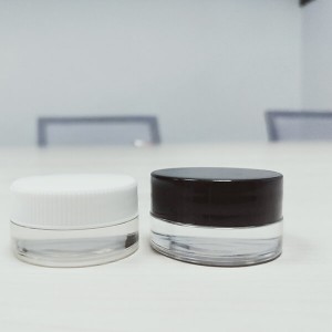 Factory making Glass Vial Bottles – MBK 5ml Glass Concentrate Container with Black Lid – Menbank