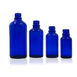 MBK 10ml Blue Glass Bottle with Mist Sprayer