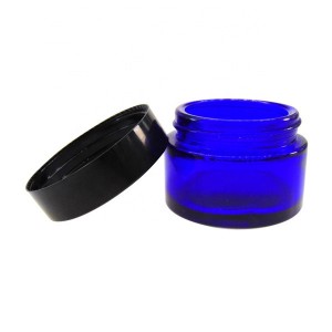 MBK Packaging  30ml 1OZ Cobalt Blue Glass Lotion Jar – Menbank