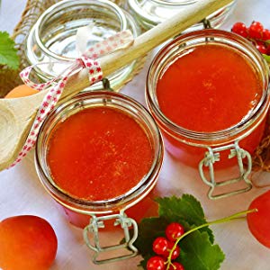 glass storage jar jams