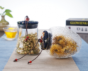 500ml Airtight Glass Storage Containe for Flower