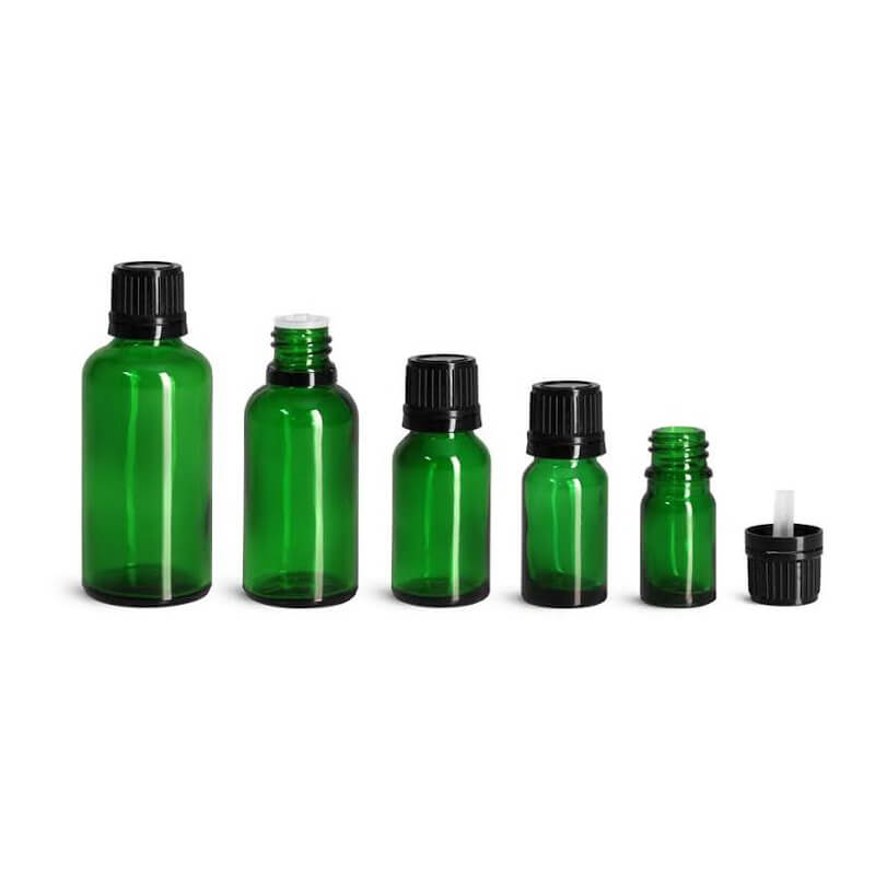 Essential Oil Glass bottle with Tamper Evident Cap