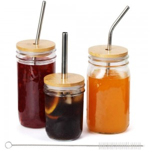Trending Products Lip Balm Jar – Vintage 1 Gallon Square Glass Mason Jar with Lid – Menbank