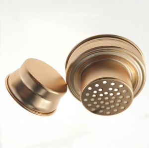 Discount Price Amber Glass Bottle – 304 Stainless Steel Bronze Mason Jar Cocktail Shaker Lid – Menbank