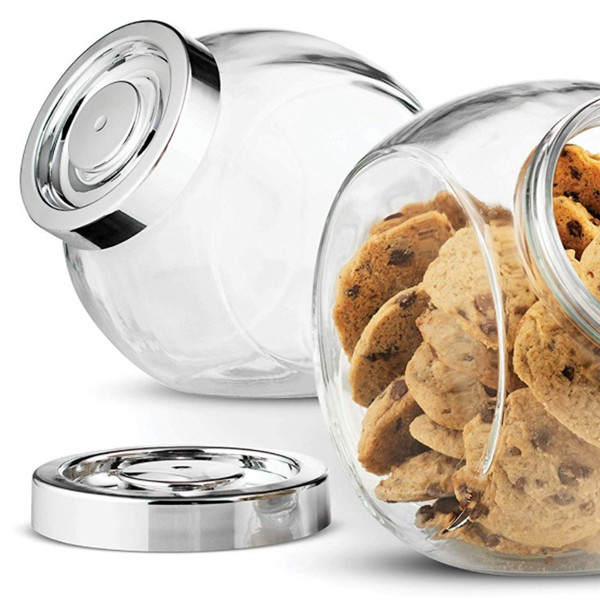 glass cookie jar
