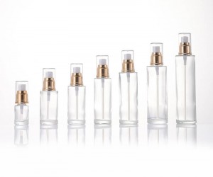 20-120ml Glass Foundation Bottle with Pump | Luxury Makeup Packaging Container for Liquid Foundation & BB Cream