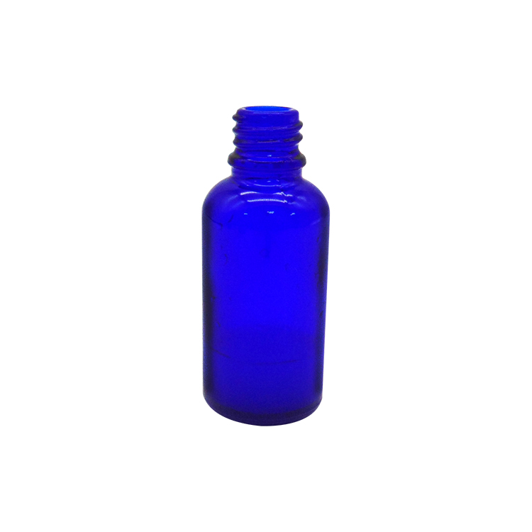 glass essential oil bottle blue 30ml 1oz