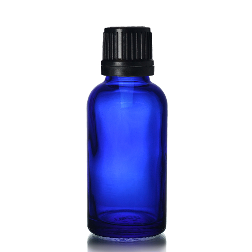 blue glass bottle 