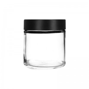 8OZ/240ml Premium Glass Jar with Smooth Childproof Lid
