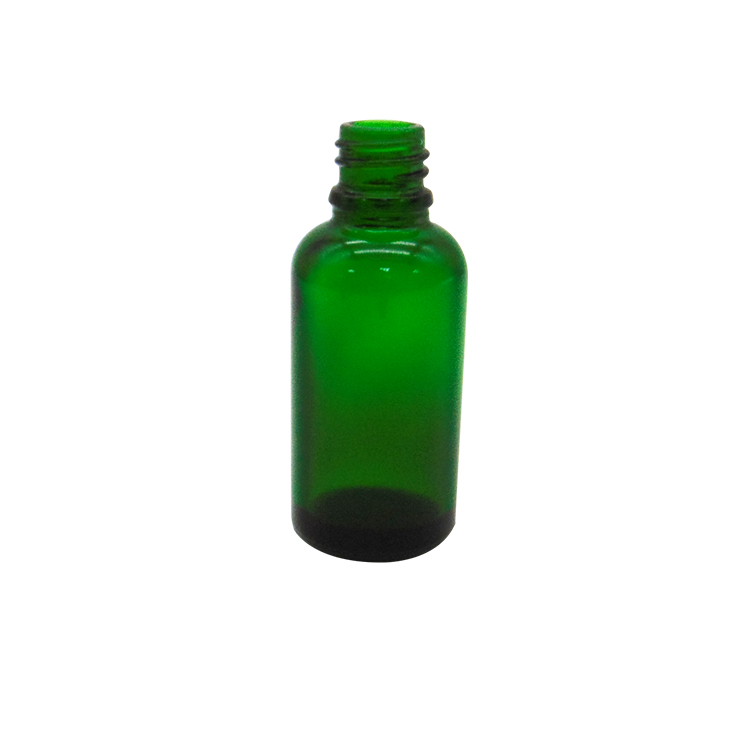 glass essential oil bottle green 30ml 1oz