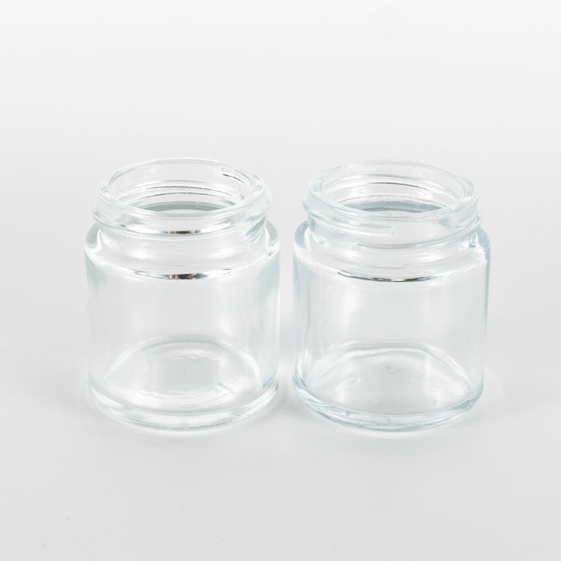 Airtight and Durable 1 oz Straight Sided Glass Jars with Plastics Caps