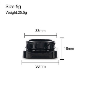 5ml-Black-Square-Concentrate-Glass-Jar-CBD-Packaging