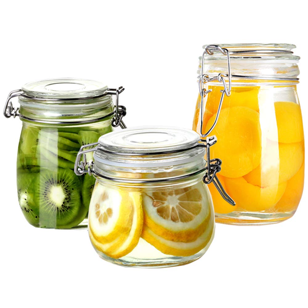 glass storage jar