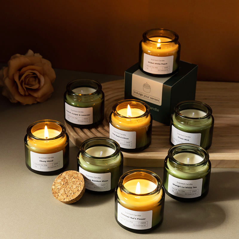 3 oz Recycled Luxury Apothecary Glass Candle Container