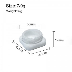 7ml-White-Square-CR-Packaging-Concentrate-Glass-Jar