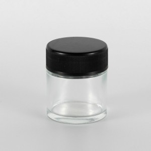 1OZ/30ml Straight Side Glass Jar with CRC Lid 43mm