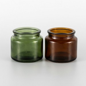 3oz Recycled Luxury Apothecary Glass Candle Jar with Cork
