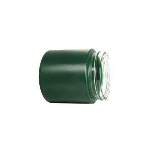 3 oz Green Glass Wide-Mouth Jar with Child-Resistant Lid