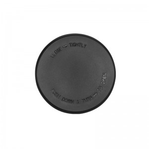 10 oz Airtight Cannabis Glass Container with Black CR Cap