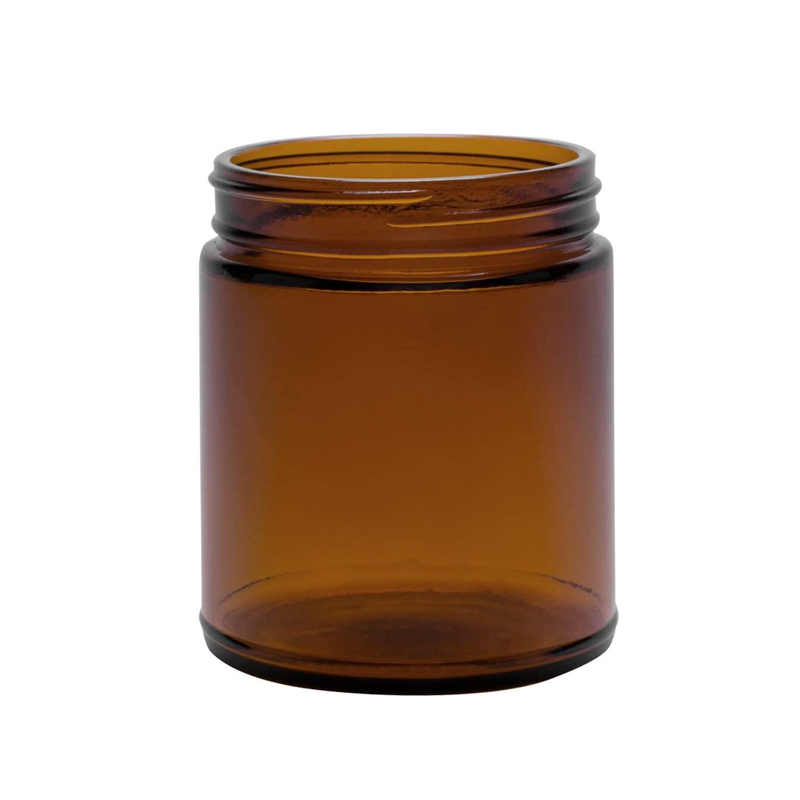 70-400 Neck-8oz Amber Wide Mouth Straight Sided Jars Featured Image