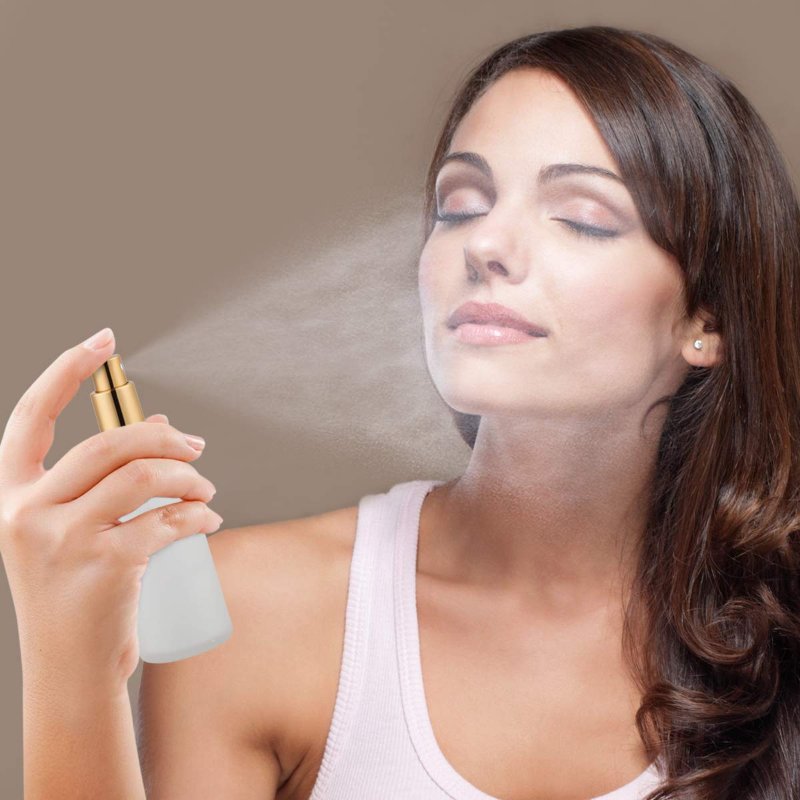 100ml Round Frosted Clear Glass Dropper Bottle Essential Oil