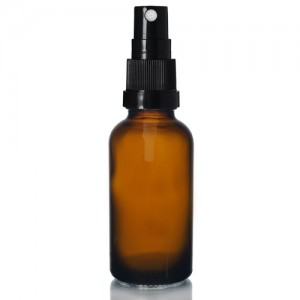 MBK 30ml Glass Essential Oil Bottle With Black Sprayer lid