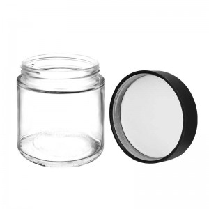 8OZ/240ml Premium Glass Jar with Smooth Childproof Lid