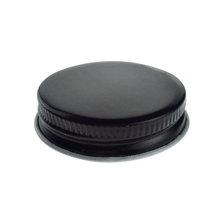 China wholesale Plastic Closure - Black 38-400 Black Metal Lid with Plastisol Liner – Menbank