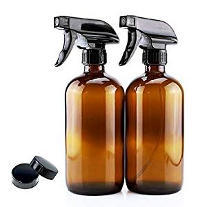 8OZ 16OZ Clear Glass Boston Bottle with Trigger Sprayer
