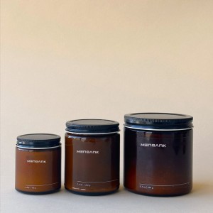 70-400 Neck-8oz Amber Wide Mouth Straight Sided Jars