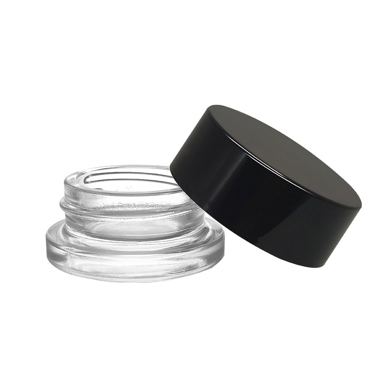 Clear 7g Concentrate Container Child Resistant Glass Jar Featured Image