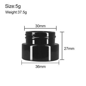 5ml Miron Violet Deep Dab Glass Jar in Stock | UV Protection