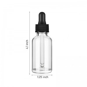 MBK Packaging 1oz 30ml Clear Essential Oil Bottle with Plastic Dropper Lid – Menbank
