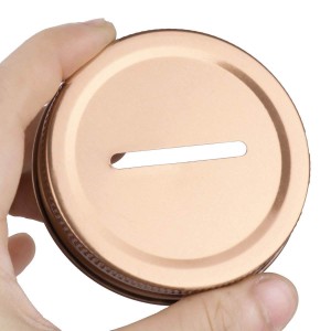 Regular Bronze Coin Slot Mason Jar Lid