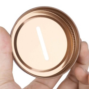 Regular Bronze Coin Slot Mason Jar Lid