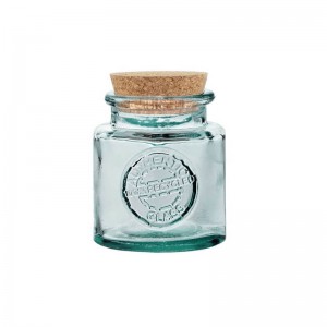 Factory wholesale Amber Glass Candle Jar – Vintage Authentic Bath Salt Jar 500ml made from Recycled Glass – Menbank