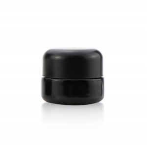 MBK packaging 3ml mini black white glass jar concentrate container – Menbank
