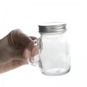 Wedding Mini 4OZ 120ml Glass Spice Jar with lid and hole