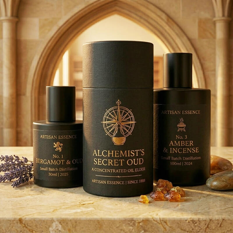 30ml 50ml 100ml Black Luxury Perfume Bottle with Box 