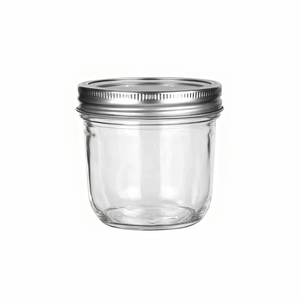 Wide Mouth Glass Mason Jar